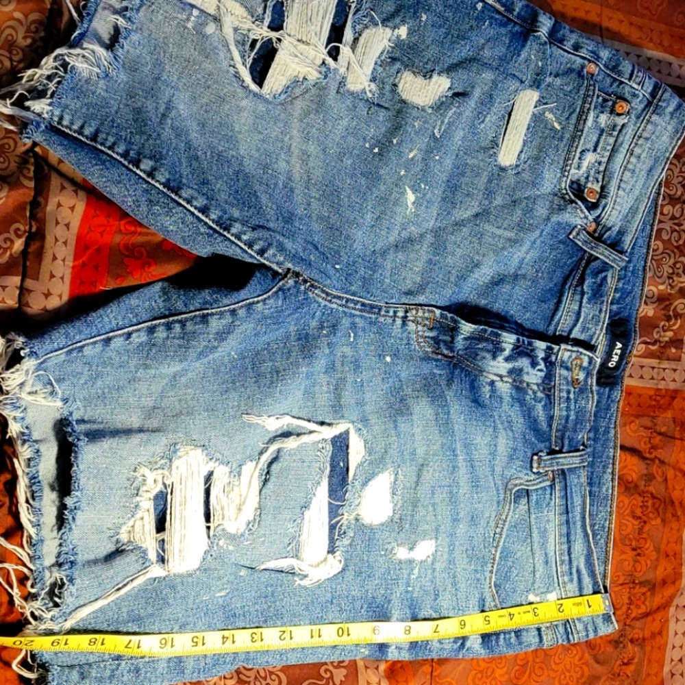 Denim shorts
